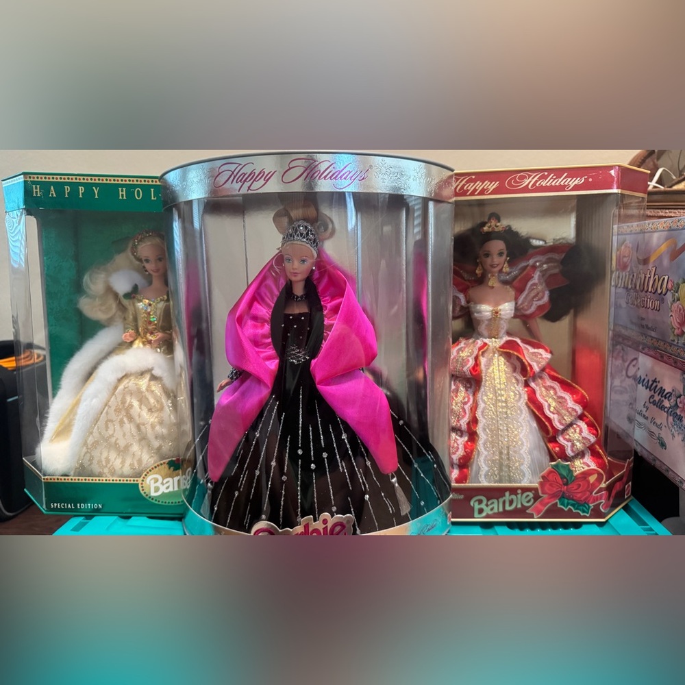Lot of 3 Holiday Barbies - NEW IN BOX